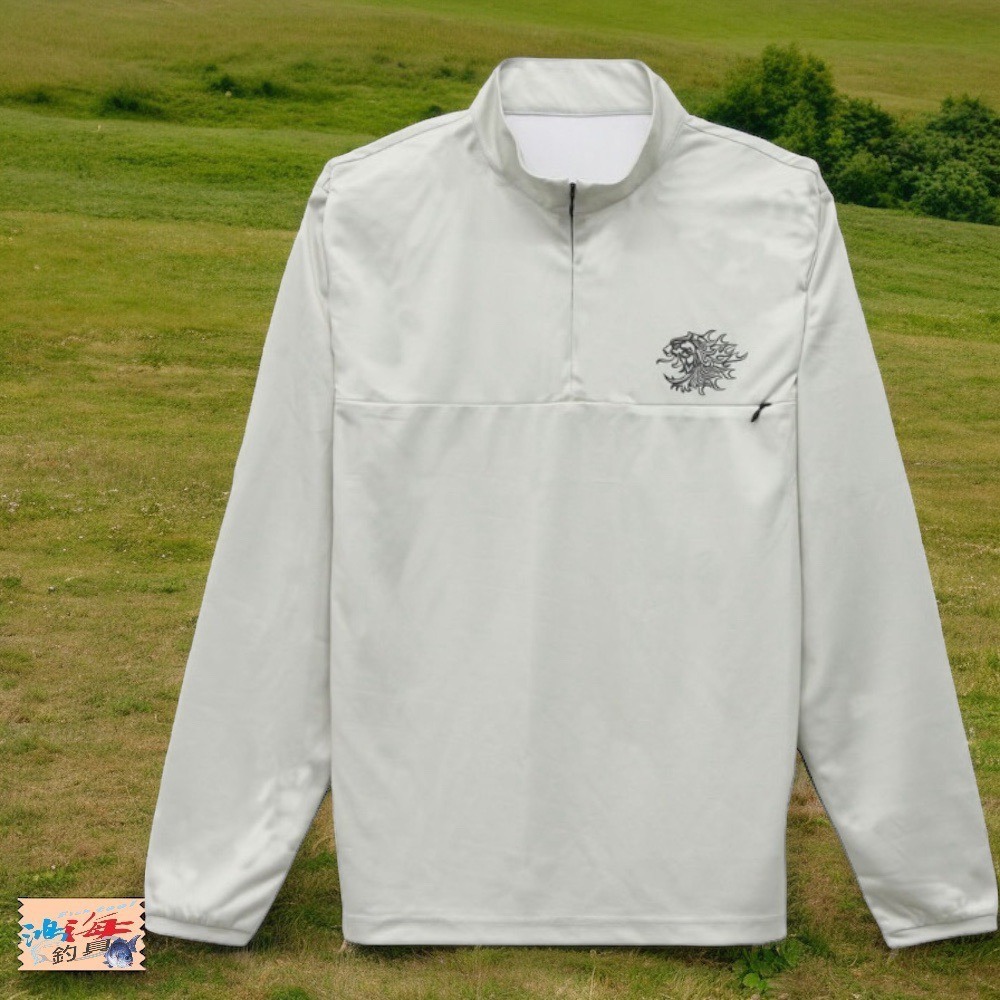 (紅海釣具企業社)《SUNLINE》 SUW-04215CW 獅子圖案防蚊長袖釣魚衫 23年款-細節圖4