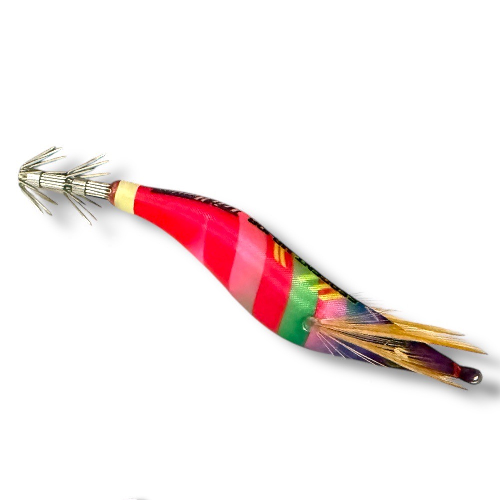 中壢鴻海釣具【PRO HUNTER】士官長 超銳利 響珠 日本針 五色-透抽蝦型布捲(5入)-細節圖7