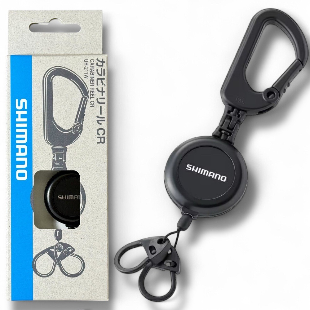 中壢鴻海釣具【SHIMANO】 UH-211W 黑色 白色 登山扣伸縮扣 23年新款-細節圖2