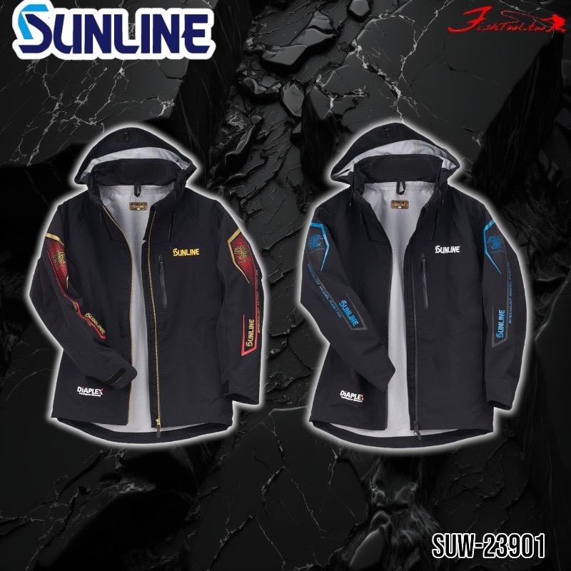 (鴻海釣具企業社)《SUNLINE》 SUW-23901 黑/金色頂級防水套裝 23 年款-細節圖3