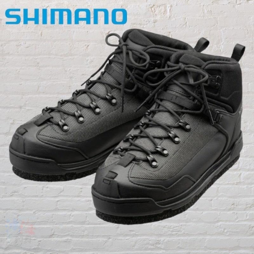 (鴻海釣具企業社)《SHIMANO》22 FS-011V 黑色切紋毛氈防滑釘鞋