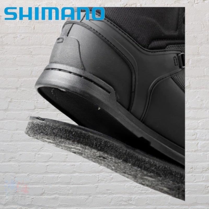 (鴻海釣具企業社)《SHIMANO》22 FS-011V 黑色切紋毛氈防滑釘鞋-細節圖5