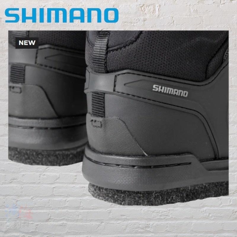 (鴻海釣具企業社)《SHIMANO》22 FS-011V 黑色切紋毛氈防滑釘鞋-細節圖6