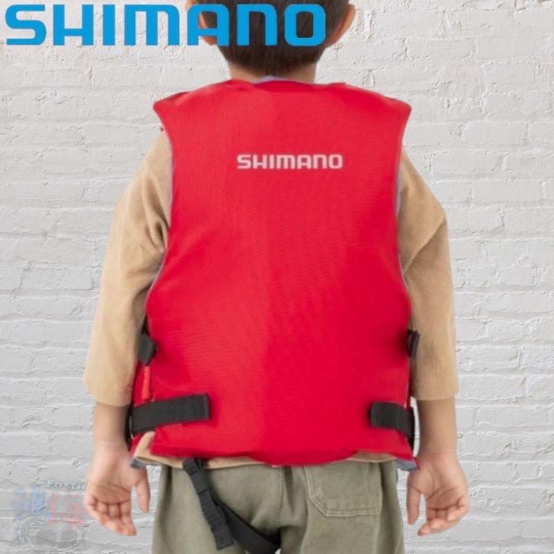 (鴻海釣具企業社)《SHIMANO》VF-099V 兒童用船釣浮力背心 救生衣-細節圖4