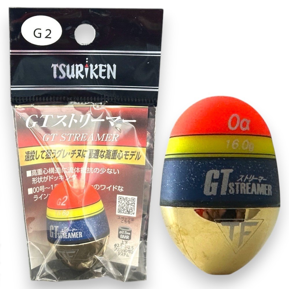 紅海釣具企業社【TSURIKEN】 釣研GT STREAMER 磯釣阿波 全游動 半游動 固定式 浮標-規格圖5