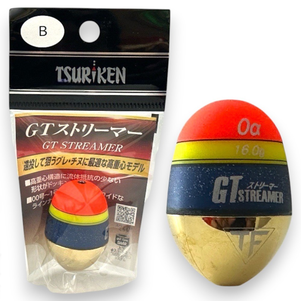 紅海釣具企業社【TSURIKEN】 釣研GT STREAMER 磯釣阿波 全游動 半游動 固定式 浮標-規格圖5