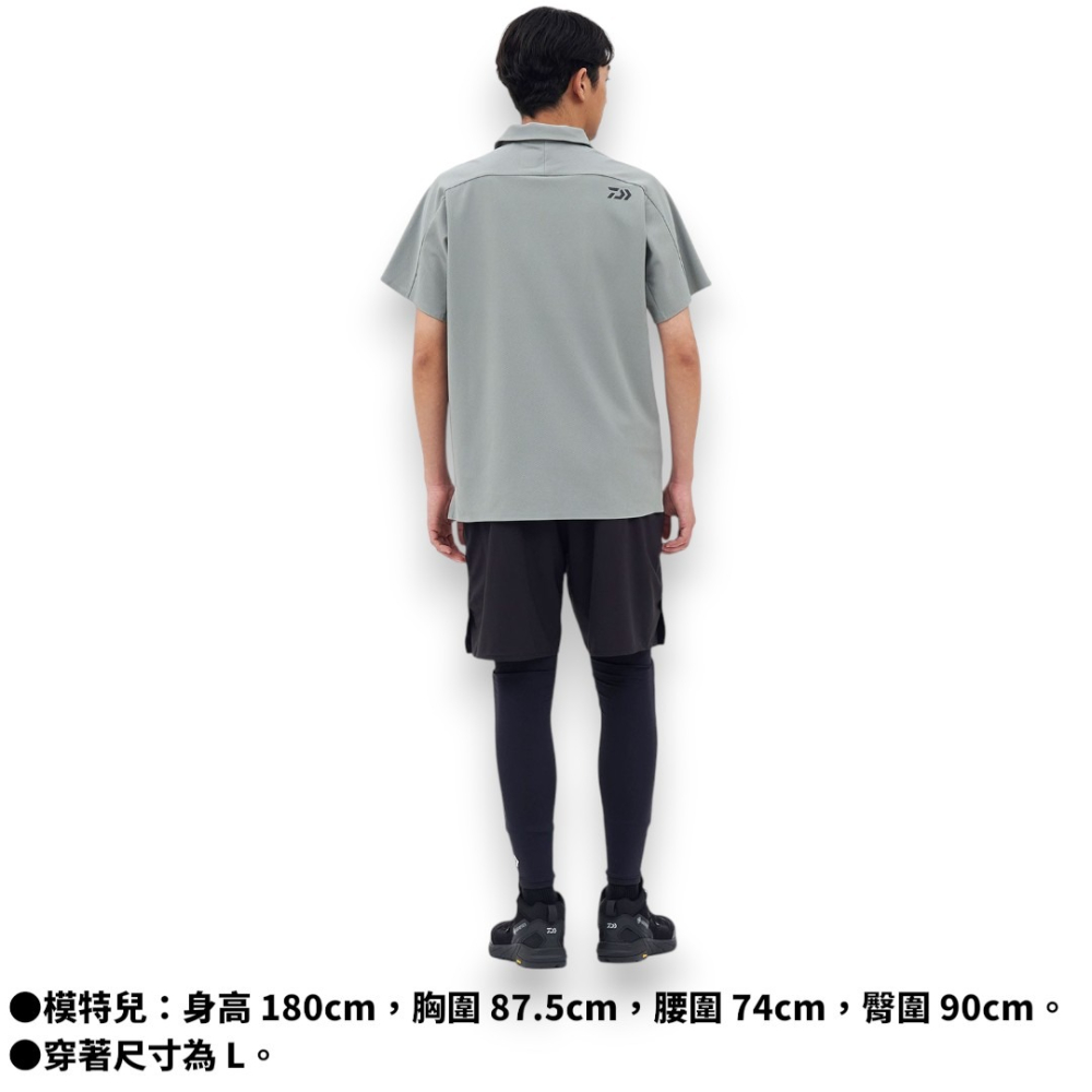 中壢紅海釣具【DAIWA】DE-9426 黑色高機能防曬速乾 Polo 衫｜2026 春夏新款-細節圖4