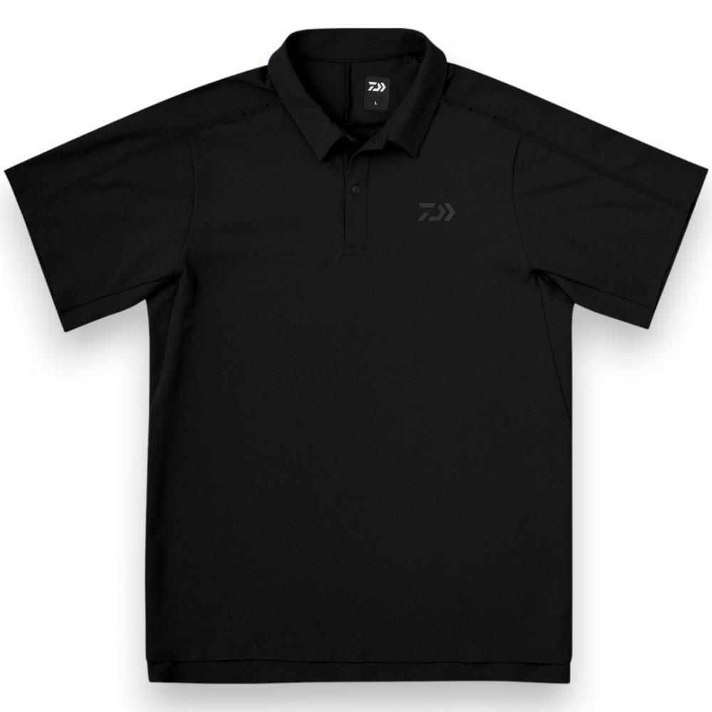 中壢紅海釣具【DAIWA】DE-9426 黑色高機能防曬速乾 Polo 衫｜2026 春夏新款-規格圖10