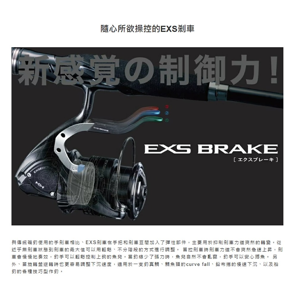 中壢鴻海釣具【SHIMANO】HYPERFORCE LB C3000MHG C3000MDHPG 手剎車捲線器 23年款-細節圖6