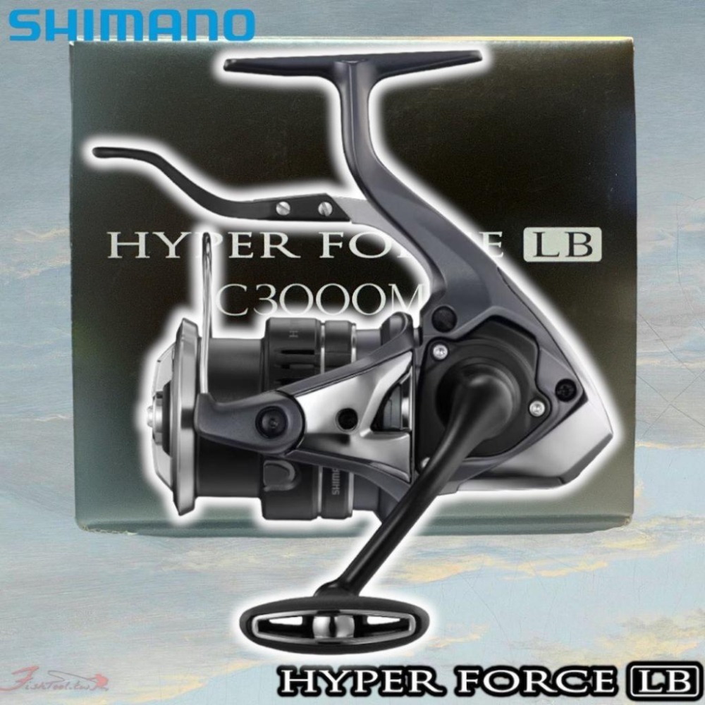 (鴻海釣具企業社)《SHIMANO》 HYPERFORCE LB C3000MHG 手剎車捲線器 23年款-細節圖2