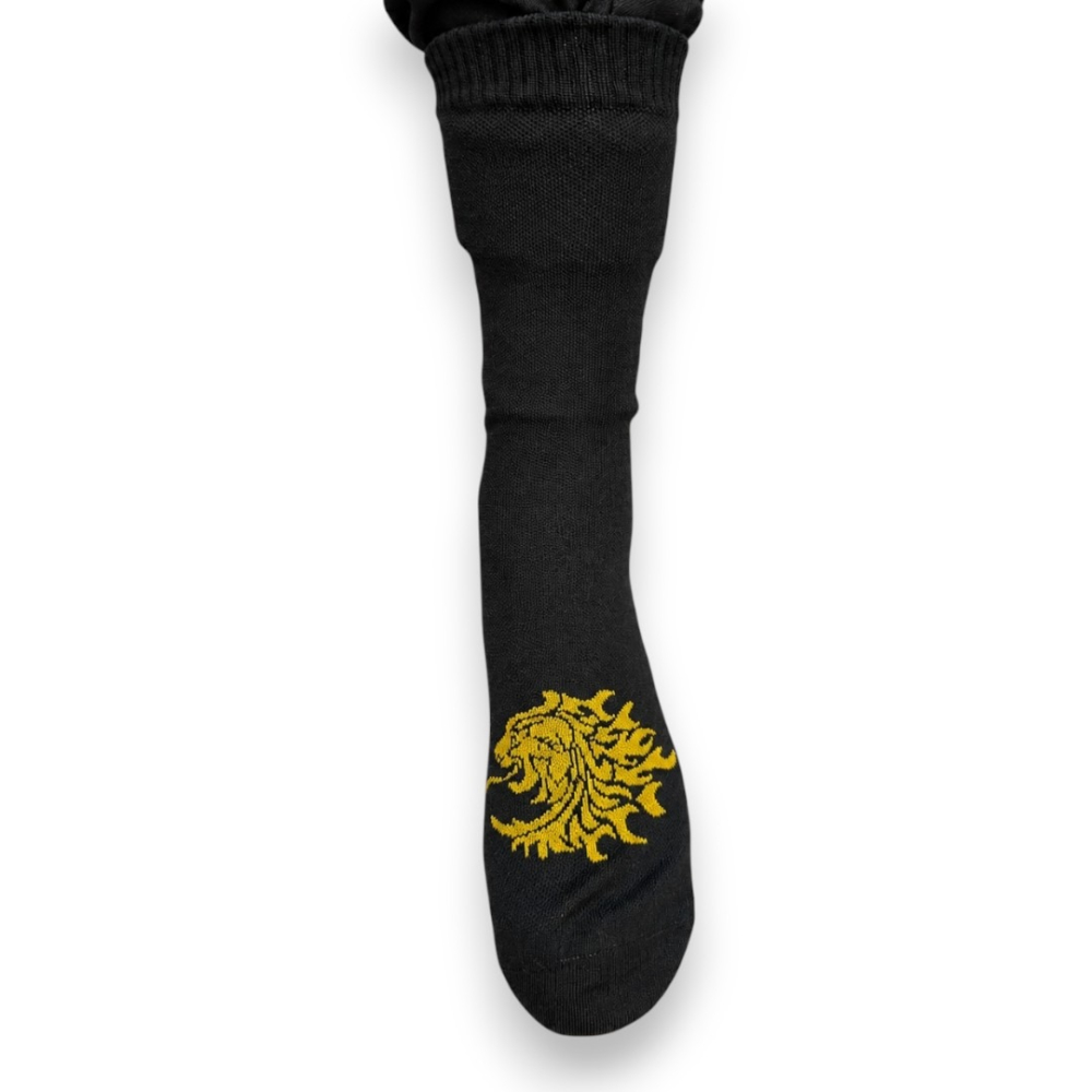 中壢紅海釣具【SUNLINE】SUW-1109 獅子金色LOGO 黑色內置防水薄膜防水襪 釣魚襪 (26年春夏款)-細節圖3