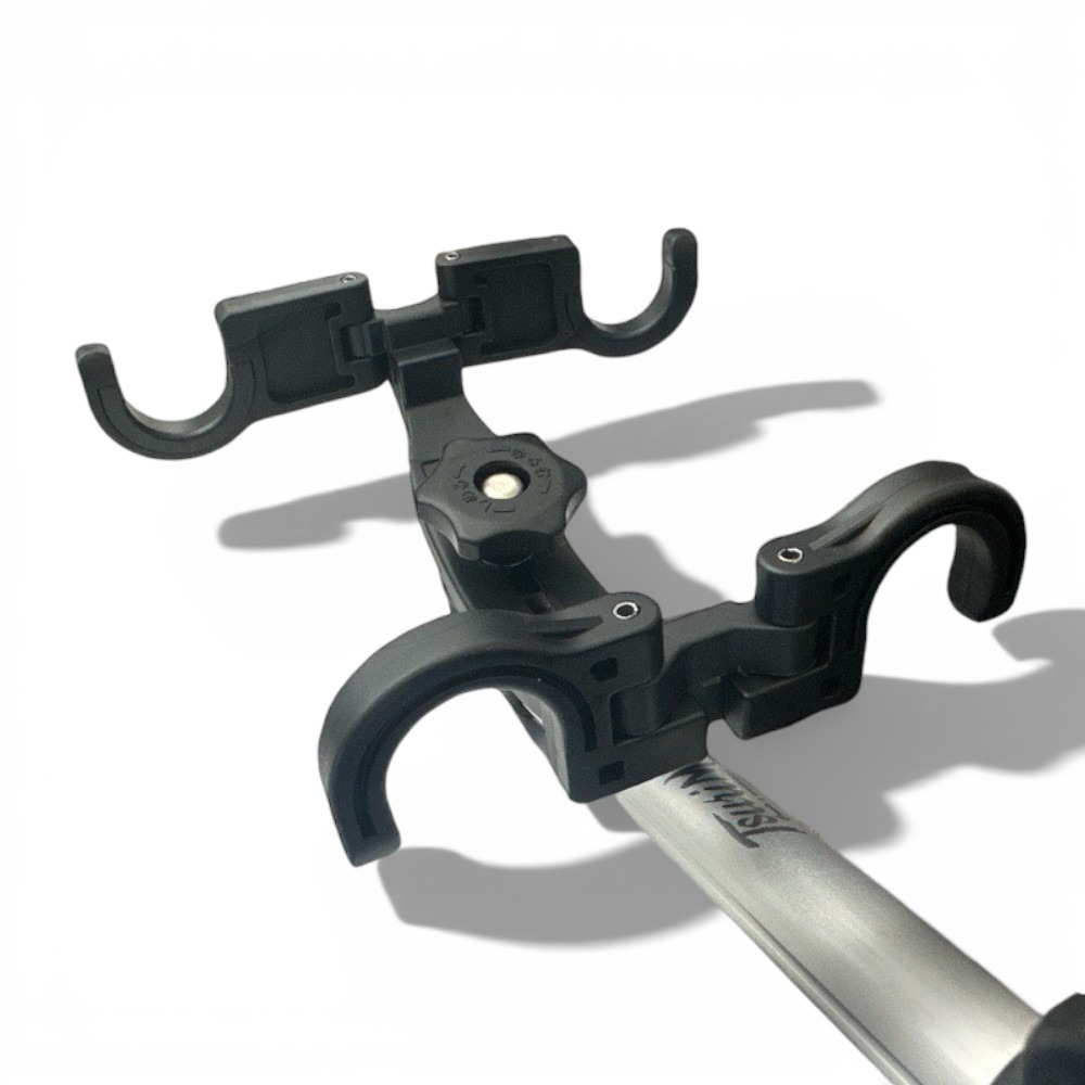 中壢紅海釣具 【TSuriMusha】釣武者マイティーアームW 雙頭置竿架 多功能置竿架 萬用置竿架-細節圖4