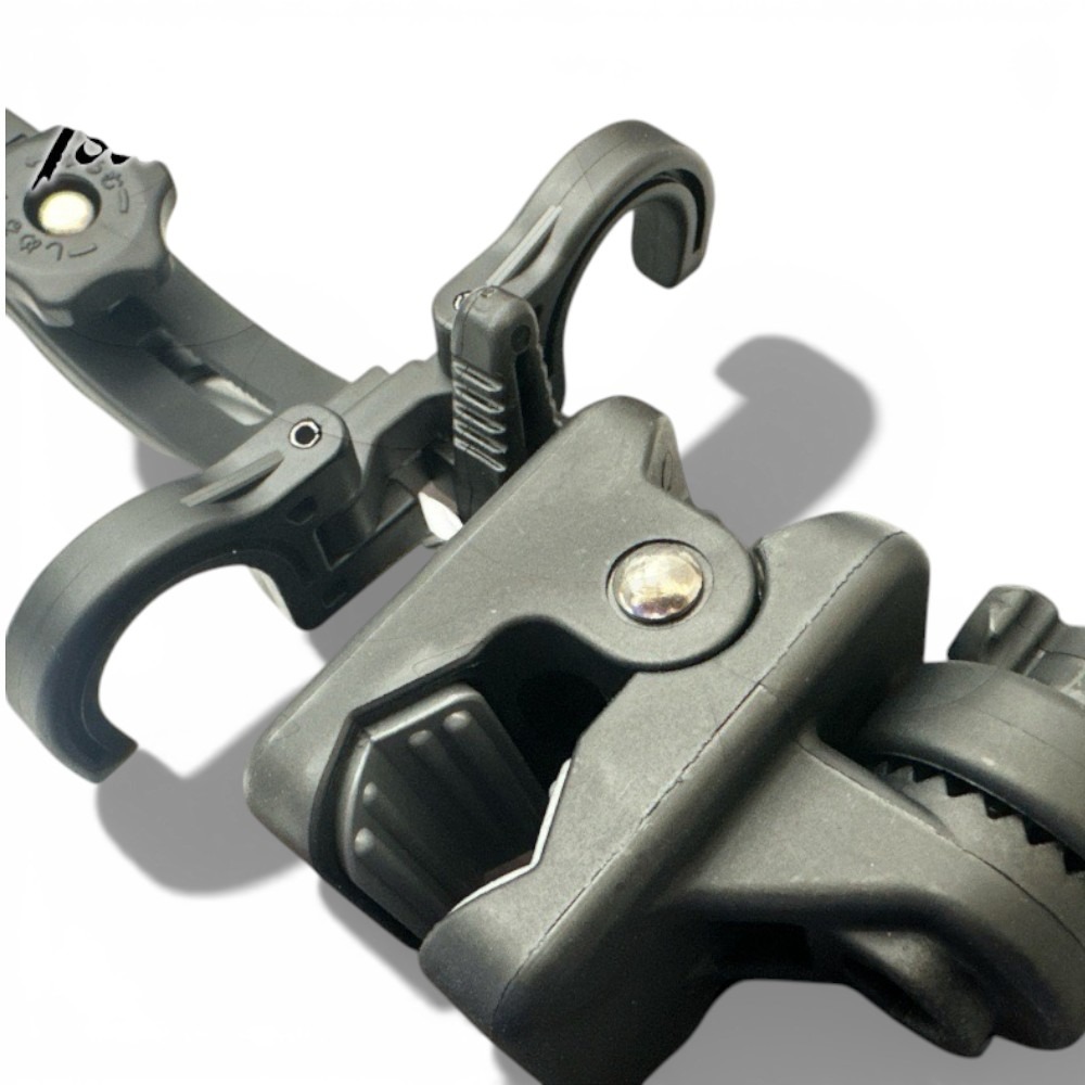 中壢紅海釣具 【TSuriMusha】釣武者マイティーアームW 雙頭置竿架 多功能置竿架 萬用置竿架-細節圖5