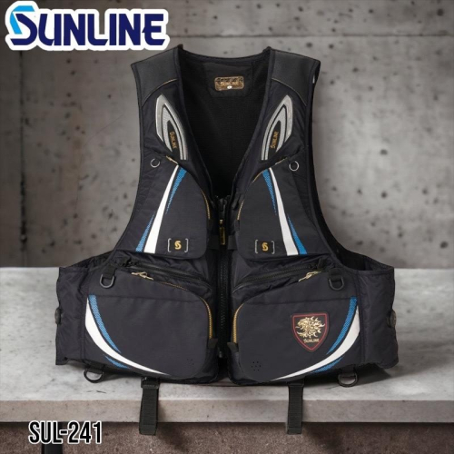 (鴻海釣具企業社)《SUNLINE》SUL-241 藍色救生衣