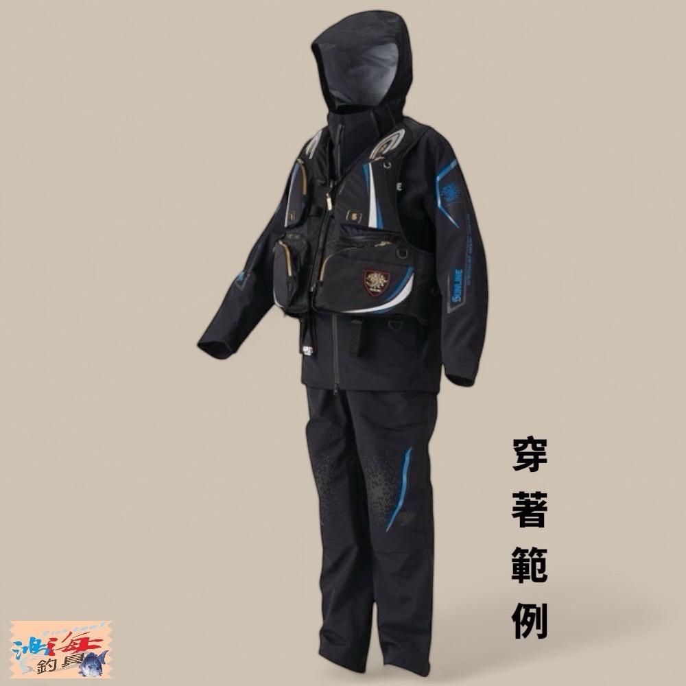 中壢鴻海釣具【SUNLINE】SUL-241 藍色救生衣-細節圖5