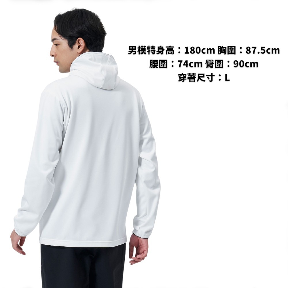 中壢紅海釣具【DAIWA】DE-9225 黑色彈性連帽保暖長袖上衣 (25年秋冬款)-細節圖4