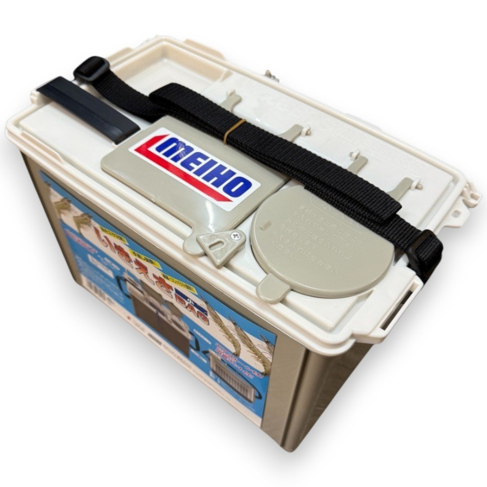 中壢紅海釣具【MEIHO】明邦 活蝦桶 7L 日本製 活餌桶 蝦桶 打氣桶 活魚桶 磯釣 船釣 釣魚用品 氣泵單獨出售-細節圖3