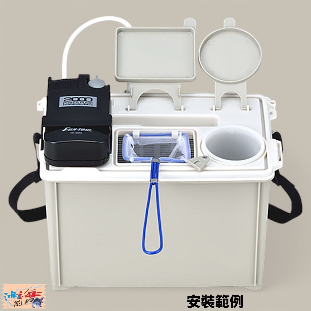 中壢鴻海釣具【MEIHO】明邦 活きエサBAG小 7L 活蝦桶 (不含幫浦) 養蝦桶 活蝦箱-細節圖4