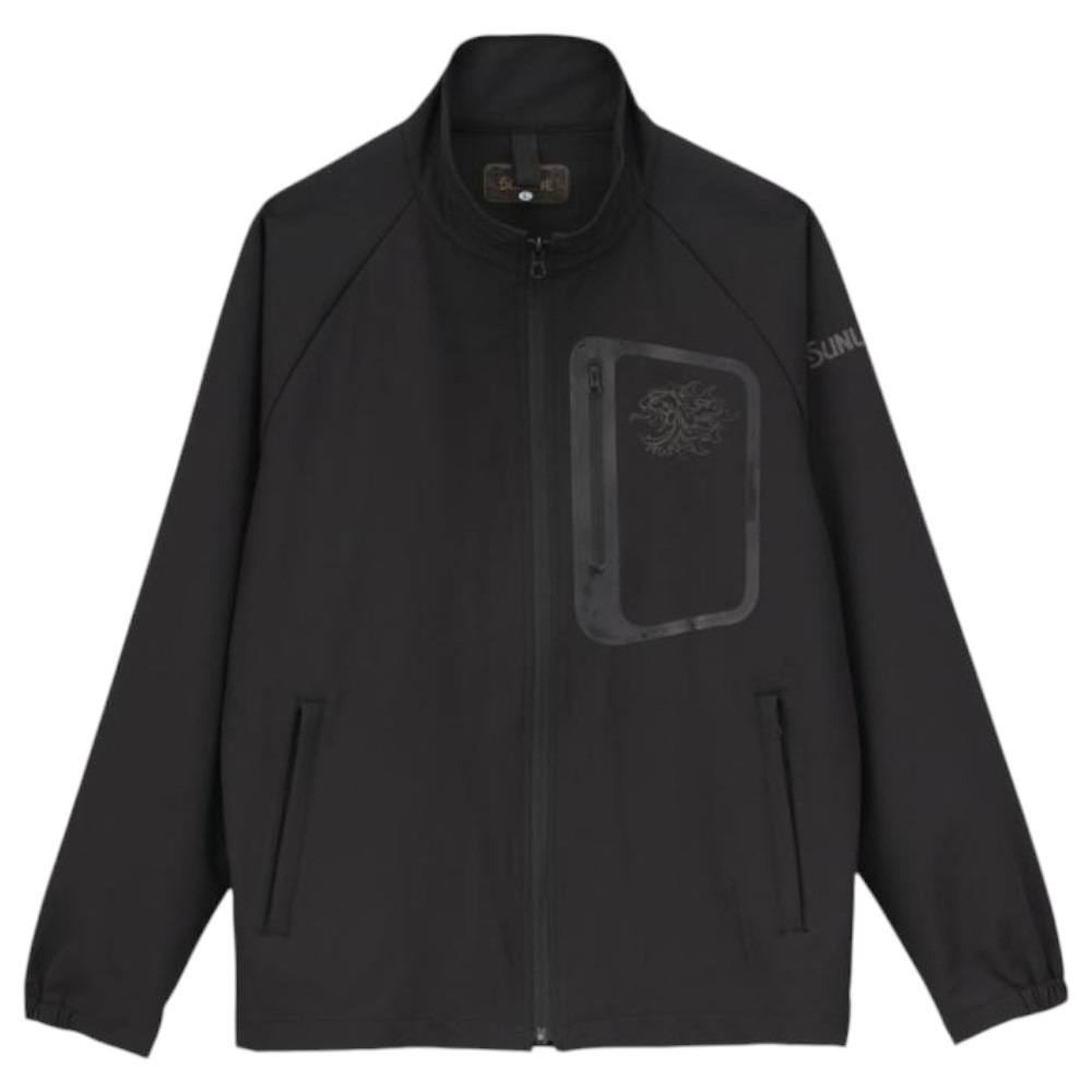 中壢紅海釣具【SUNLINE】SUW-02211 黑色防潑水外套 23年款-細節圖2