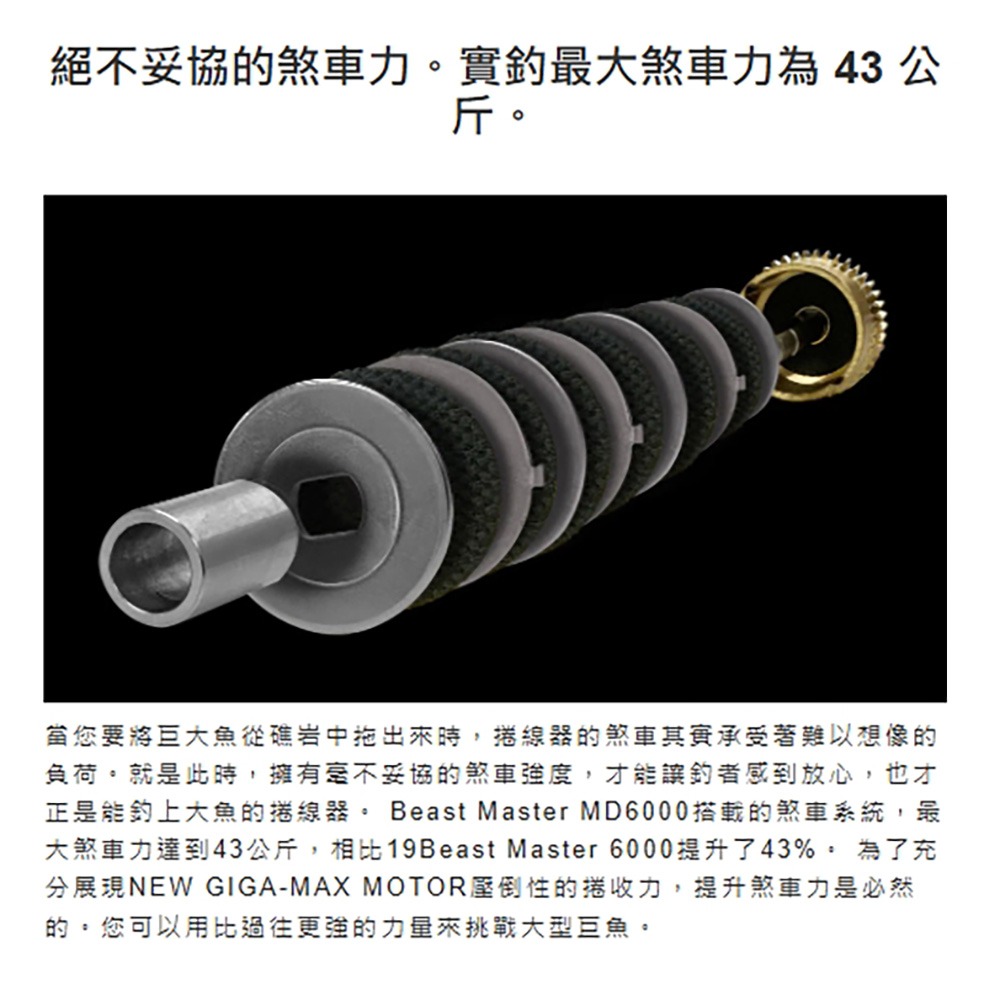 紅海釣具企業社【SHIMANO】BEASTMASTER MD6000 電動捲線器 (22年款)-細節圖9