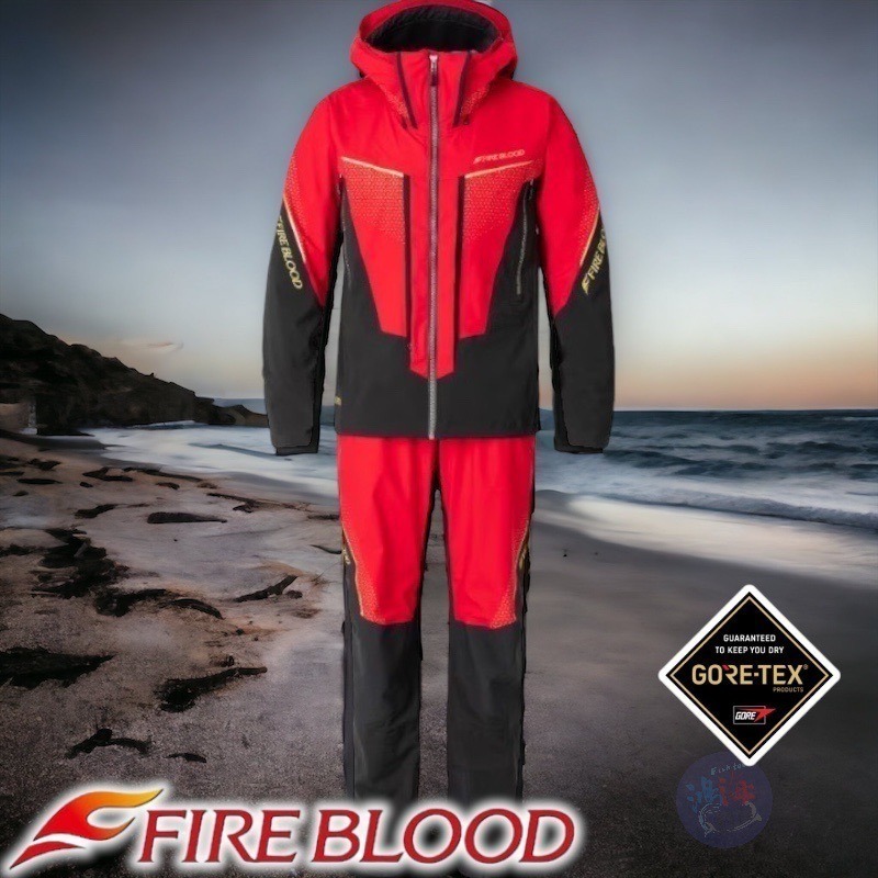 中壢鴻海釣具【SHIMANO】RA-120W LIMITED PRO Gore-Tex黑色釣魚套裝 23年春夏款防水套裝-細節圖3