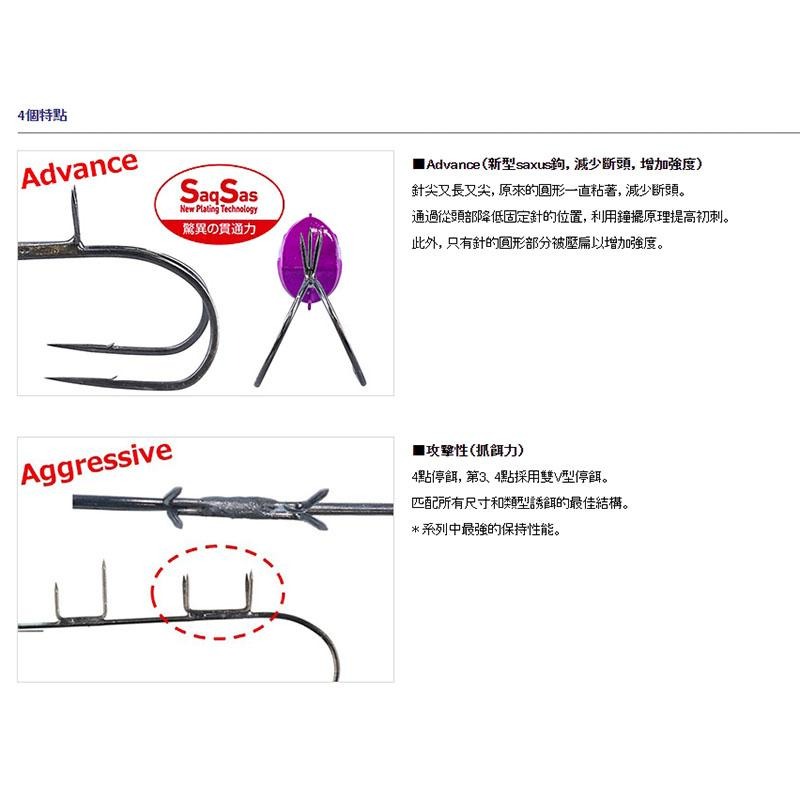 鴻海釣具企業社《DAIWA》23 快適船 KAITEKI FUNE TACHIUO TENYA SS50 天亞雙鉤-細節圖5