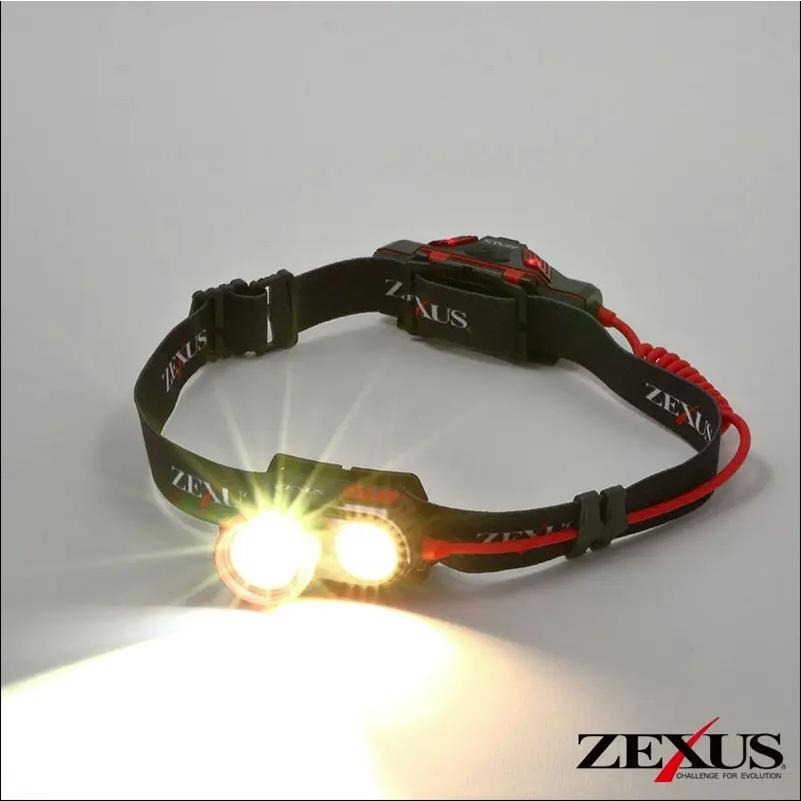 鴻海釣具企業社《FUJI-TOKI》日本ZEXUS 富士燈器  ZX-R730 USB充電式頭燈 1200流明-細節圖4