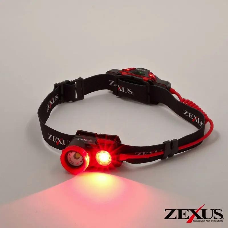 鴻海釣具企業社《FUJI-TOKI》日本ZEXUS 富士燈器  ZX-R730 USB充電式頭燈 1200流明-細節圖5