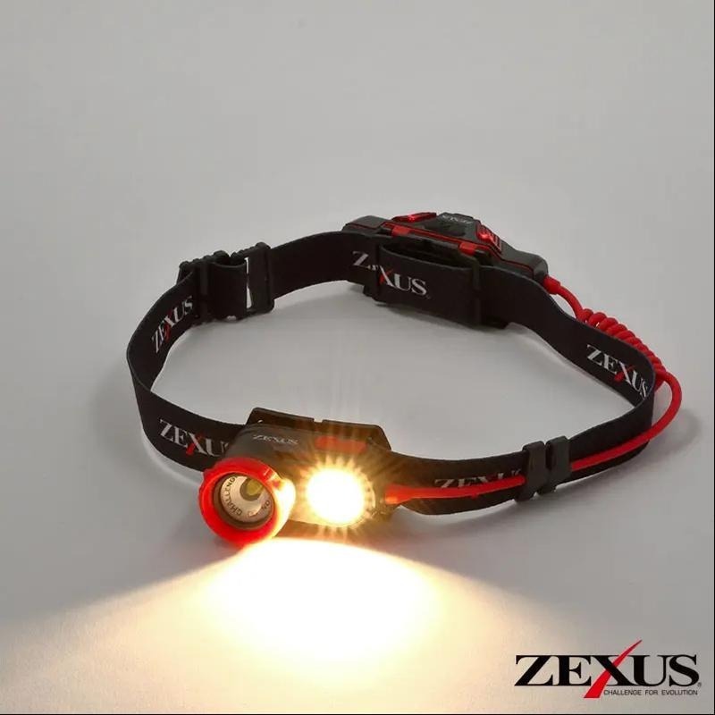 鴻海釣具企業社《FUJI-TOKI》日本ZEXUS 富士燈器  ZX-R730 USB充電式頭燈 1200流明-細節圖6