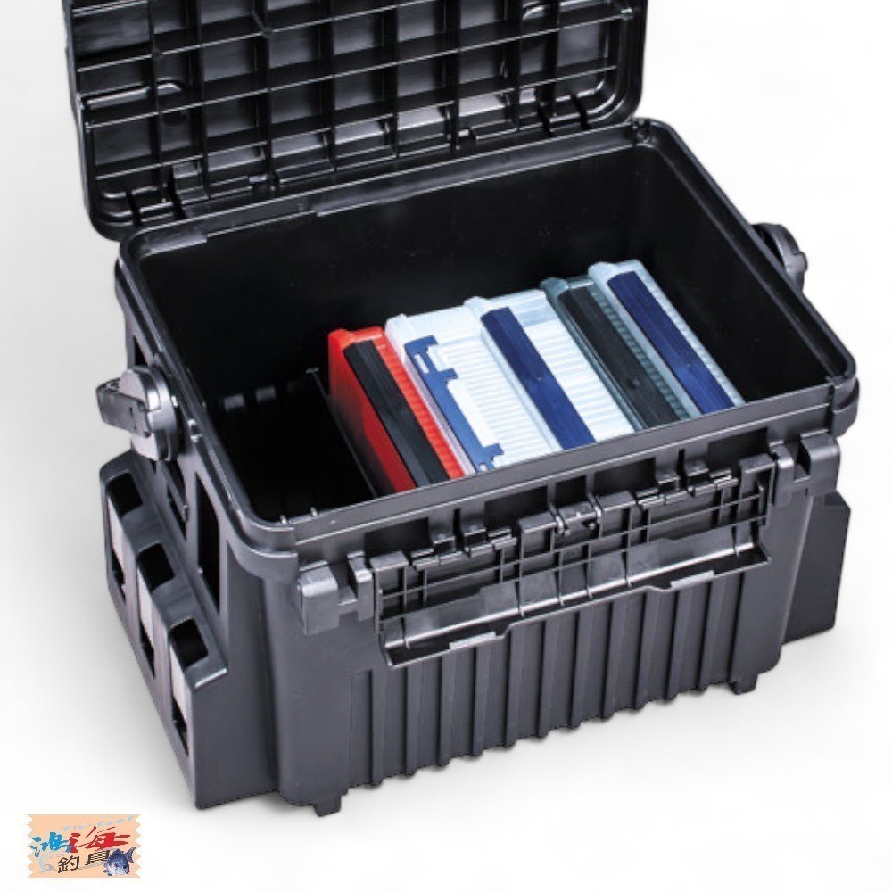 紅海釣具企業社【MEIHO】明邦 VS-7095N 黑綠色釣魚工具箱 明邦工具箱 工具盒 船釣 磯釣 路亞 釣魚置物箱-細節圖5