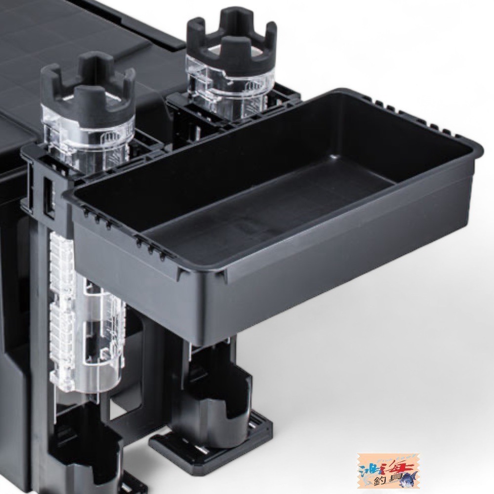 紅海釣具企業社【MEIHO】明邦 VS-7095N 黑綠色釣魚工具箱 明邦工具箱 工具盒 船釣 磯釣 路亞 釣魚置物箱-細節圖9