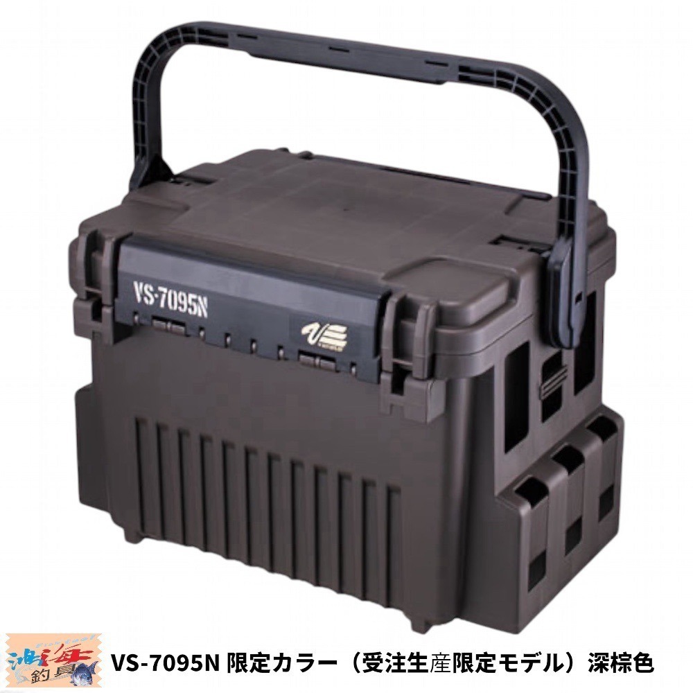 紅海釣具企業社【MEIHO】明邦 VS-7095N 黑綠色釣魚工具箱 明邦工具箱 工具盒 船釣 磯釣 路亞 釣魚置物箱-規格圖11