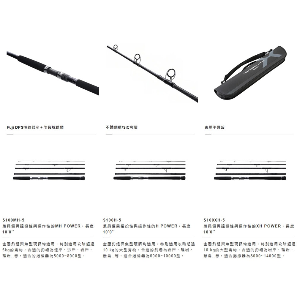 紅海釣具企業社【SHIMANO】COLTSNIPER XR MB  五節式海水路亞竿-細節圖6