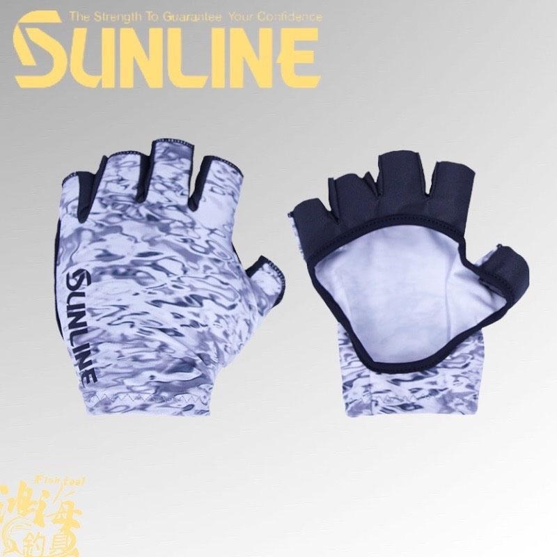 鴻海釣具企業社《SUNLINE》22  SUG-603黑色手甲(手套) 釣魚手套-細節圖3