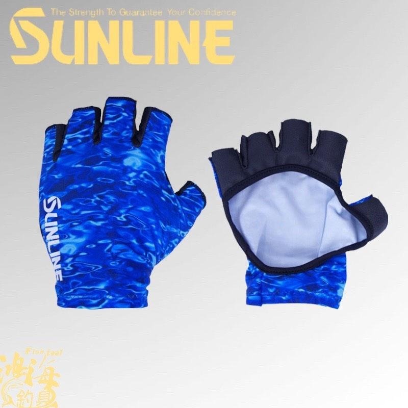 鴻海釣具企業社《SUNLINE》22  SUG-603黑色手甲(手套) 釣魚手套-細節圖4