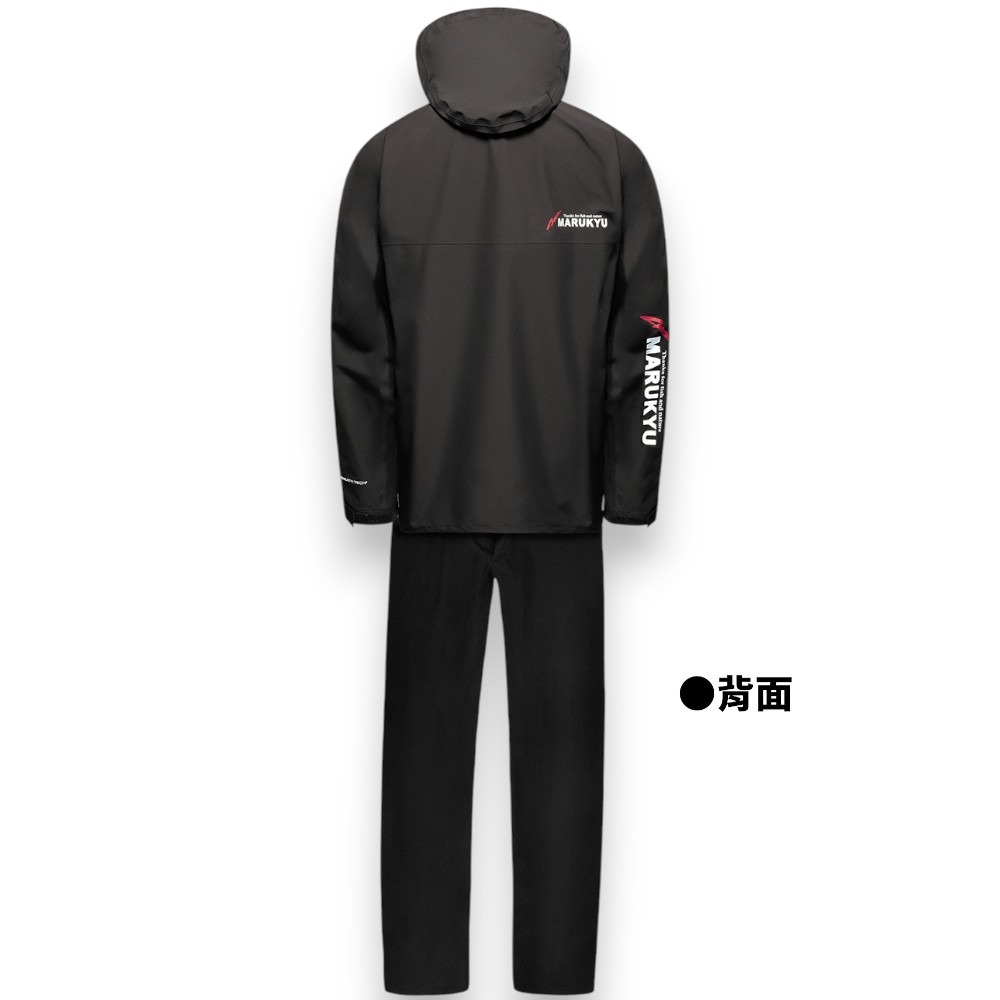 中壢紅海釣具【MARUKYU】MQ-01 雨衣釣魚套裝 防水套裝 防風性 耐水性的三層布料-細節圖5