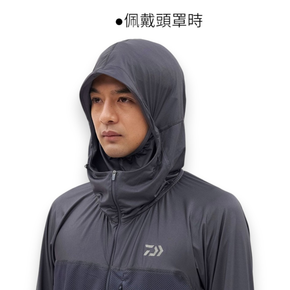 中壢紅海釣具【DAIWA】DE-8526 ICEDRY 防曬外套 2026春夏款 UPF40 釣魚外套 冰感速乾 防曬衣-細節圖4