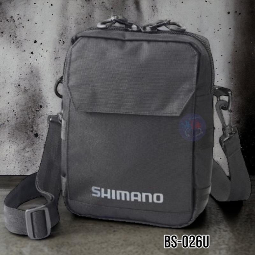 鴻海釣具企業社 SHIMANO BS-026U 黑色迷你肩背包