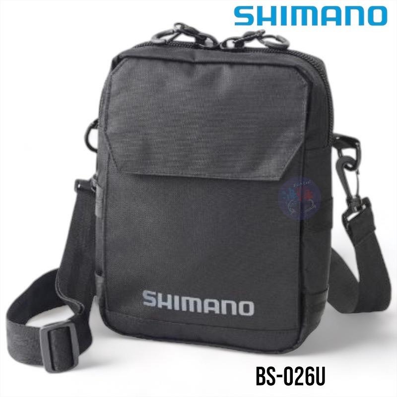 鴻海釣具企業社 SHIMANO  BS-026U 黑色迷你肩背包-細節圖2