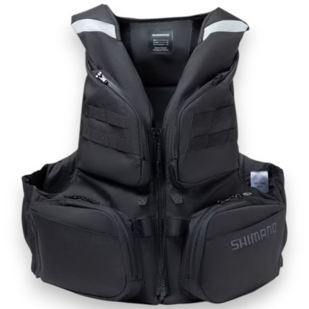 中壢紅海釣具【SHIMANO】VF-142Z 浮力釣魚背心 26年款 磯釣背心 救生衣 多口袋收納-規格圖11