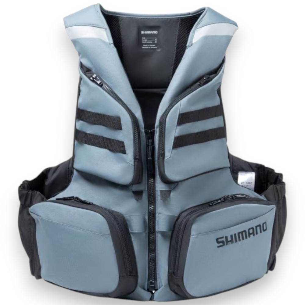 中壢紅海釣具【SHIMANO】VF-142Z 浮力釣魚背心 26年款 磯釣背心 救生衣 多口袋收納-規格圖11