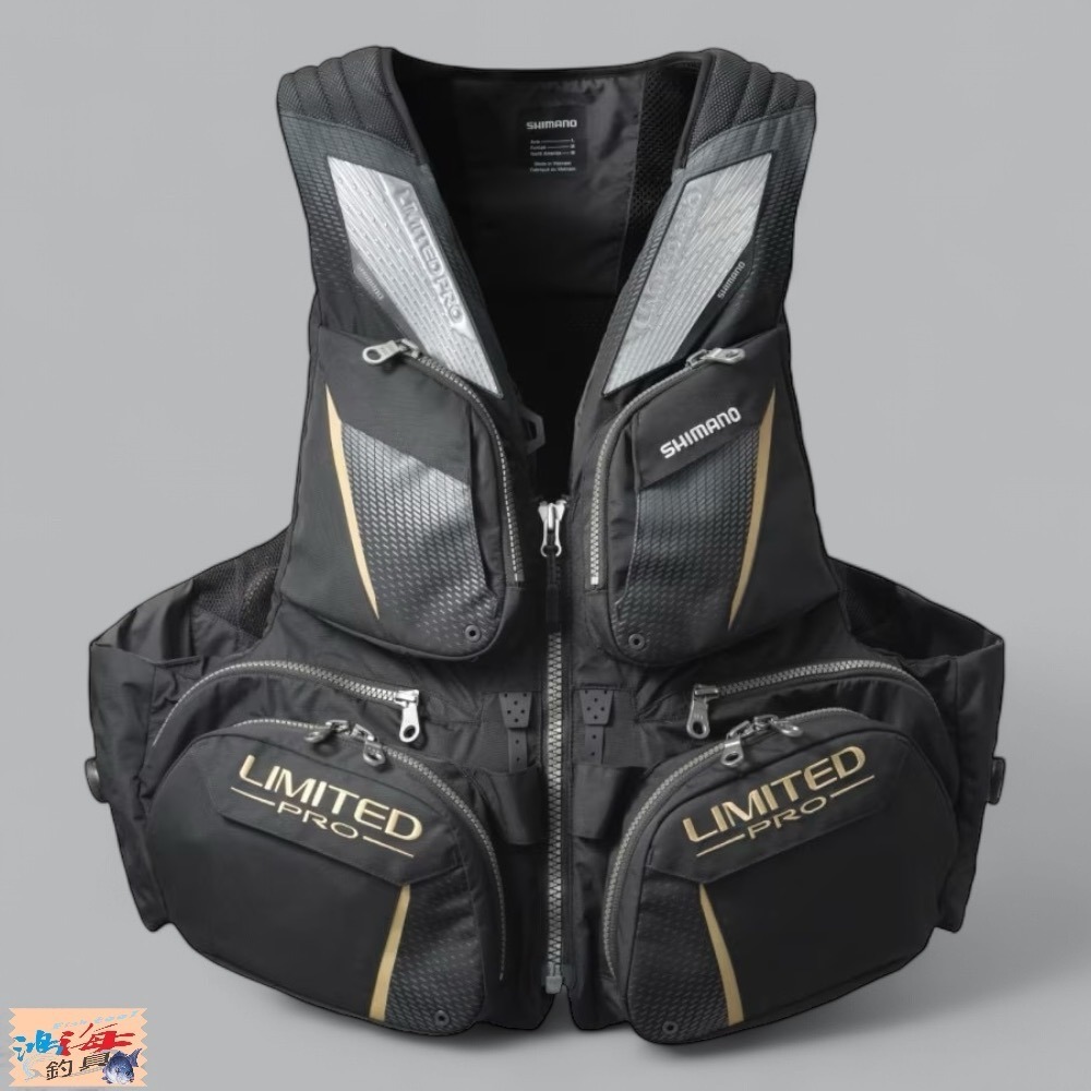 紅海釣具企業社【SHIMANO】VF-110X LIMITED PRO FIRE BLOOD 釣魚救生衣(24秋磯款)-規格圖10