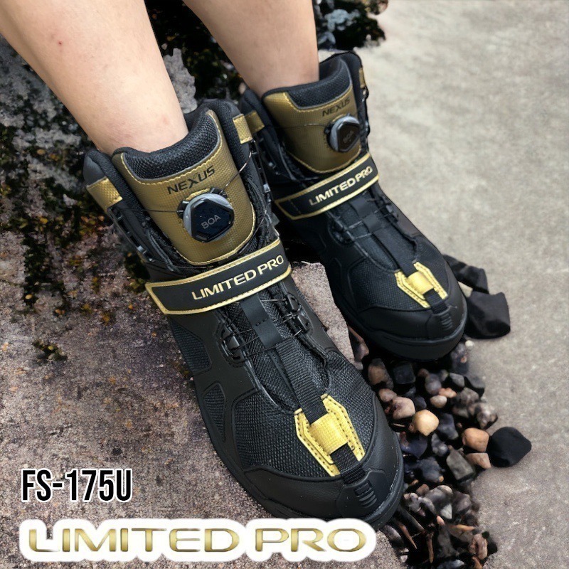 紅海釣具企業社【SHIMANO】 GORE-TEX LIMITED PRO FS-175U 短統防滑釘鞋 防滑鞋-細節圖4
