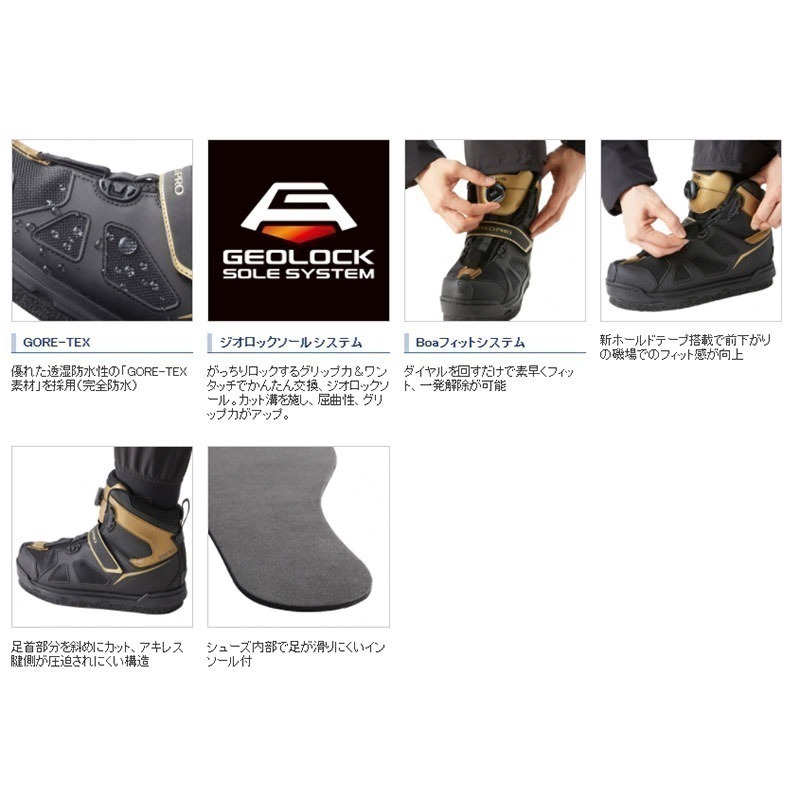 紅海釣具企業社【SHIMANO】 GORE-TEX LIMITED PRO FS-175U 短統防滑釘鞋 防滑鞋-細節圖7