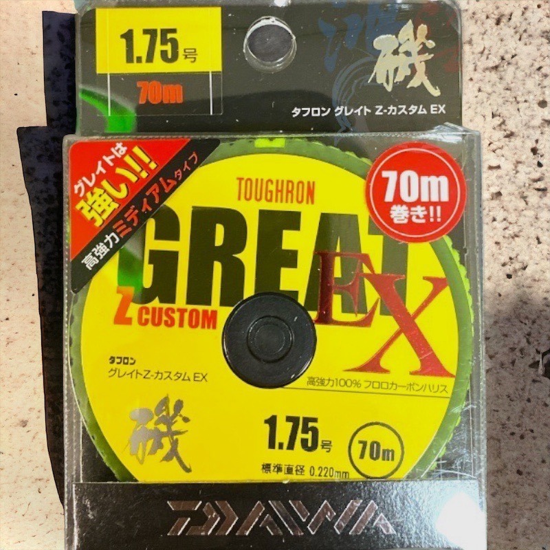 鴻海釣具企業社【DAIWA】釣線 GREAT Z CUSToM.EX 卡夢線 比重1.78 碳纖線 碳素線 超高比重-規格圖8