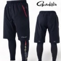 紅海釣具企業社《gamakatsu》GM-3696 黑色涼感短褲+內搭褲 23年款-規格圖1