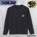 鴻海釣具企業社《SUNLINE》 SUW-04205LT 黑色獅子圖案速乾長袖防蚊上衣-規格圖5