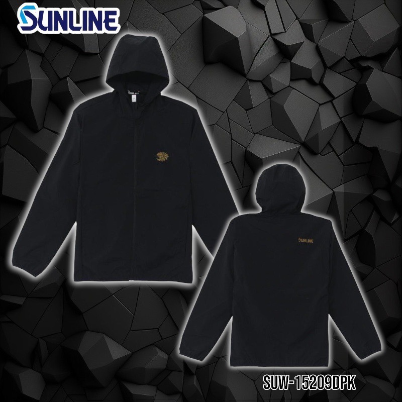 鴻海釣具企業社《SUNLINE》SUW-15209DPK DRY 刺繡獅子涼感全開式彈力連帽衫-細節圖3