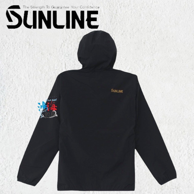 鴻海釣具企業社《SUNLINE》SUW-15209DPK DRY 刺繡獅子涼感全開式彈力連帽衫-細節圖5