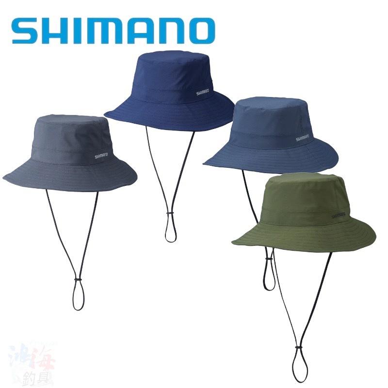 鴻海釣具企業社《SHIMANO》22 CA-013V 深灰色防水釣魚帽 漁夫帽-細節圖2